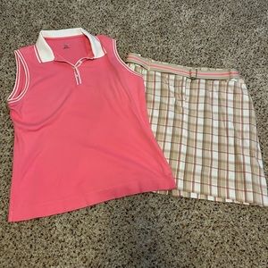 Izod Golf tank and skort set size M
